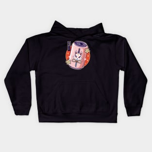 Kitsune Kawaii Aesthetic Soda Kids Hoodie